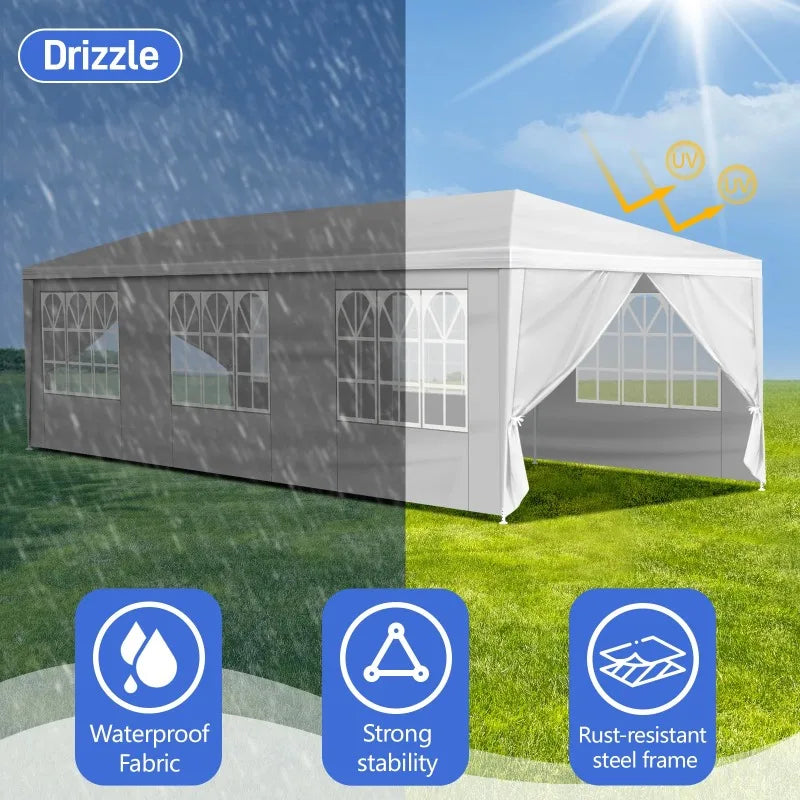 Canopy Waterproof Party Tent Outdoor Tent 8 Sides