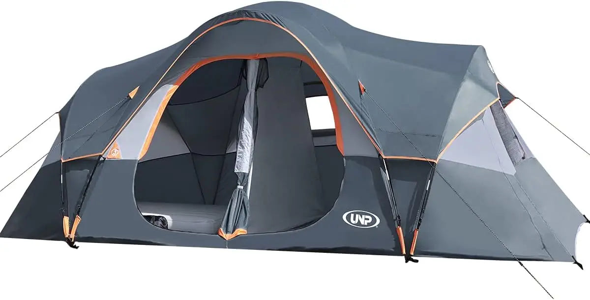 Camping Tent 10-Person-Family Tents,Gray