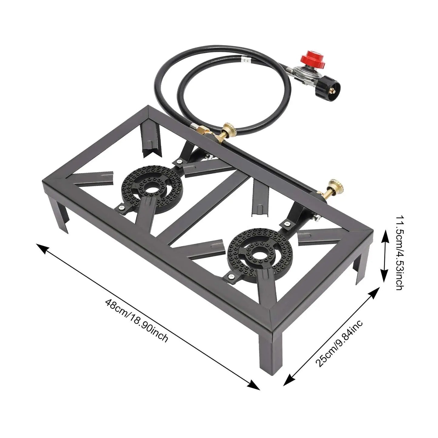 Double Burner Camp Stove Propane Gas