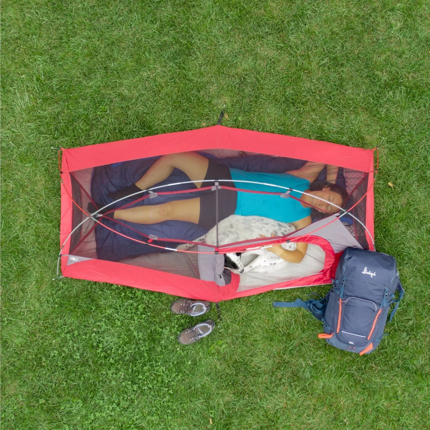 Lightweight Backpacking Tent for Solo Camping