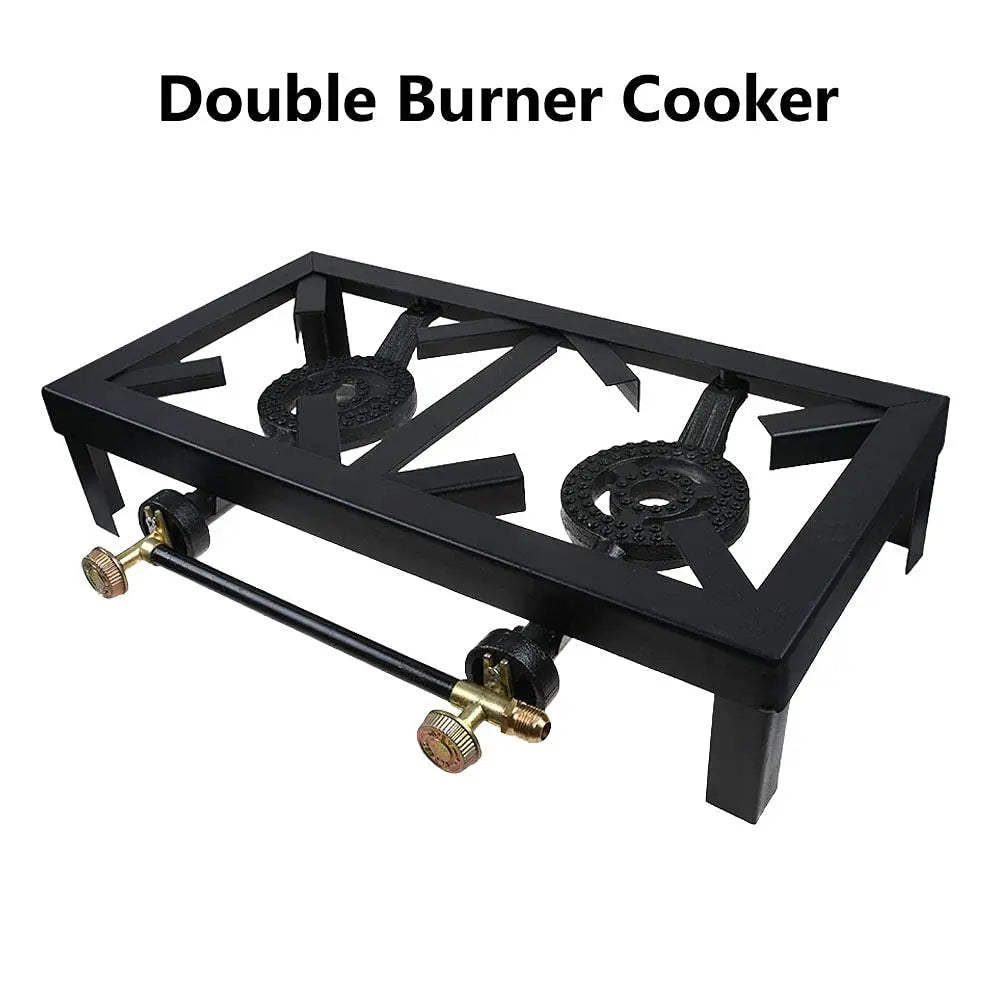 Double Burner Camp Stove Propane Gas