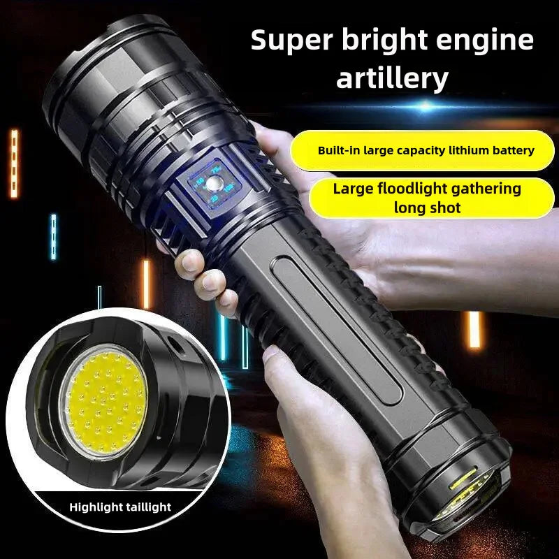 10000W Built-in Battery Flash Light Torch