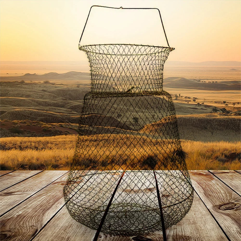 Galvanized Steel Wire Fish Basket