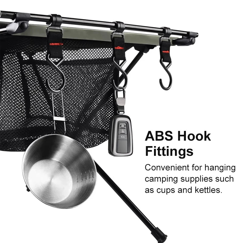 Portable Aluminum Folding Camping Table with Storage Bag
