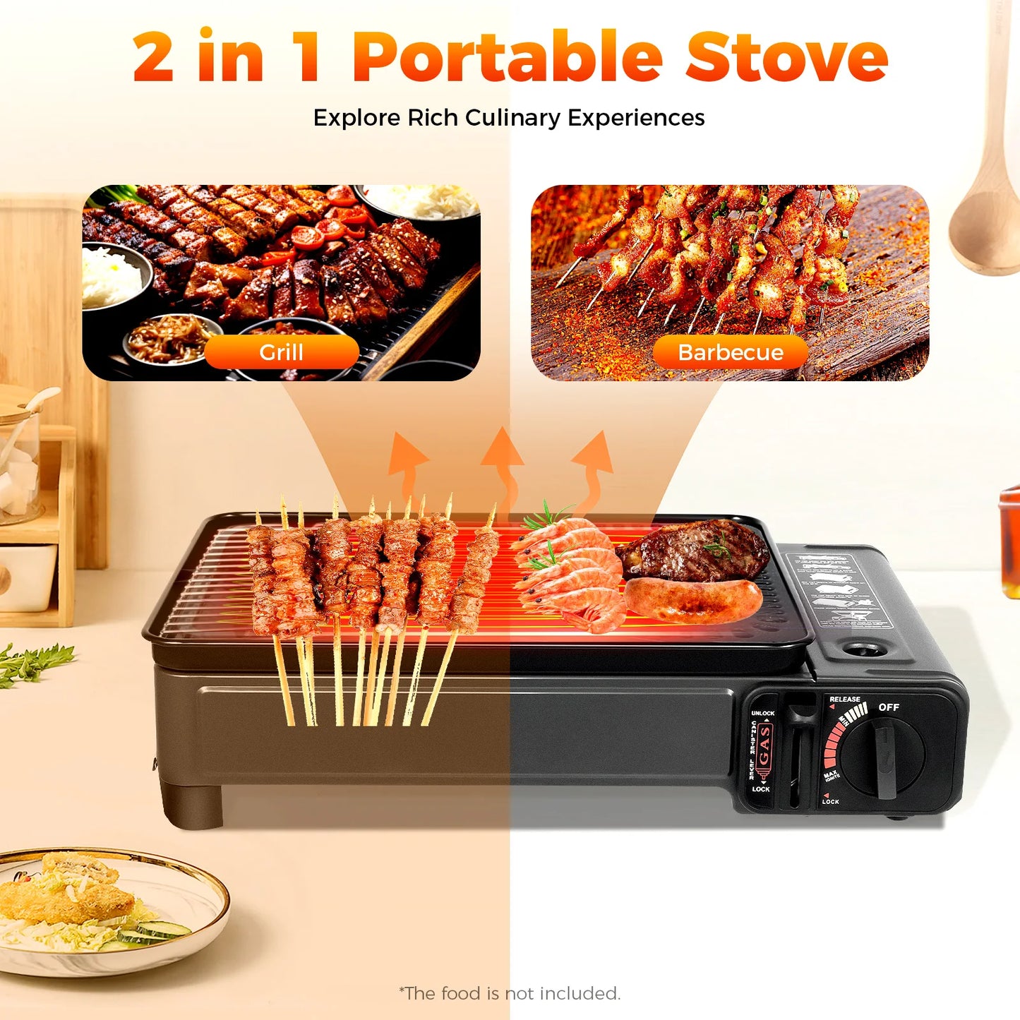 Portable Butane Gas Stove For Camping