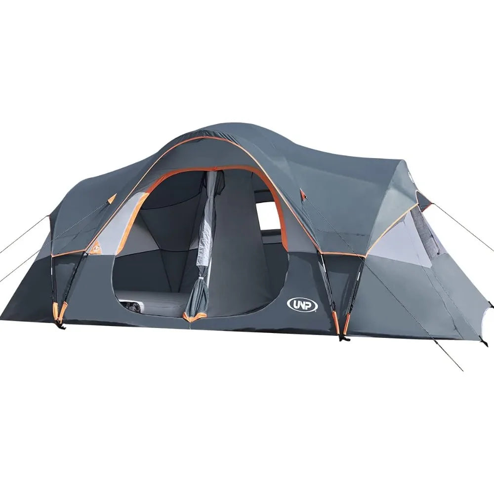 Camping Tent 10-Person-Family Tents,Gray