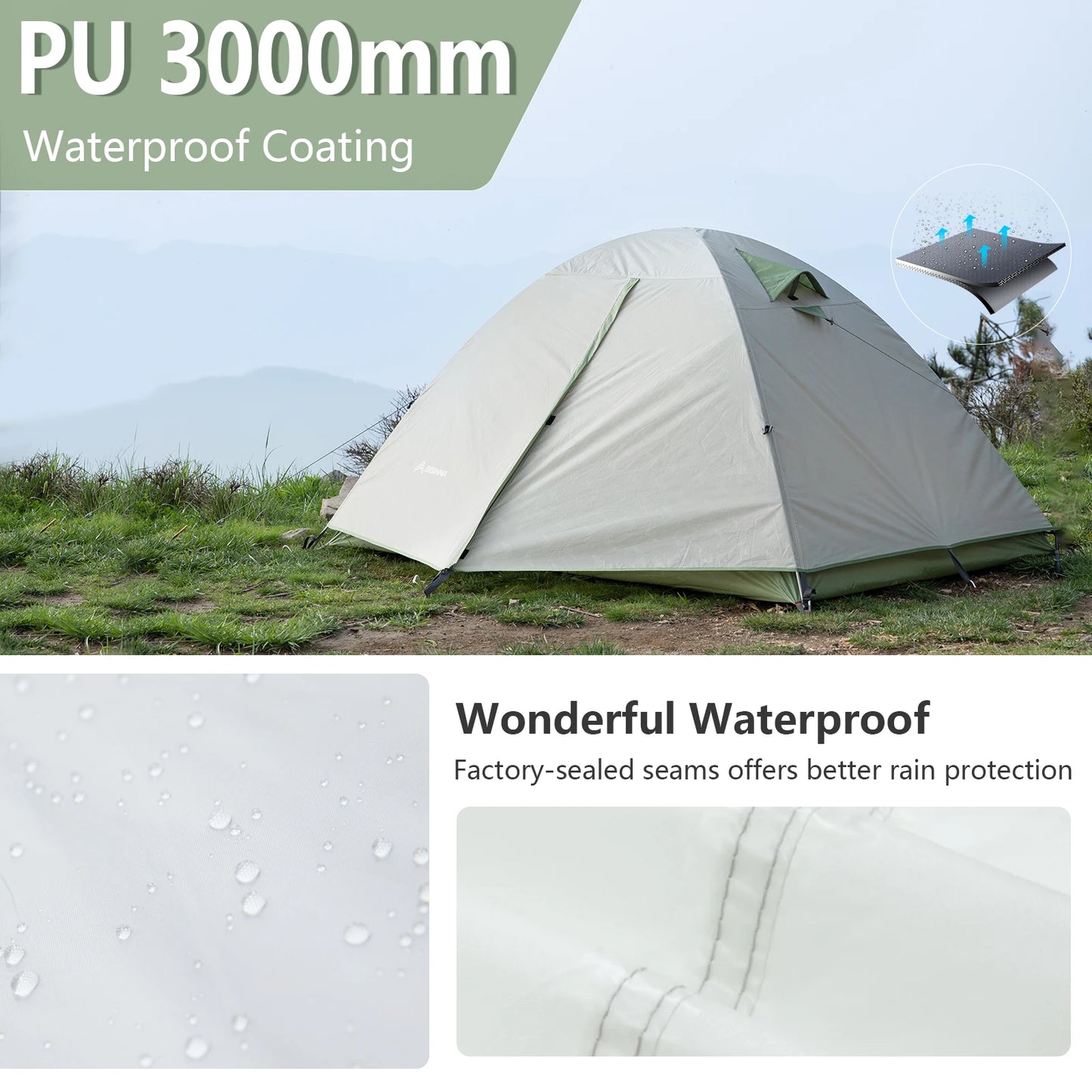 Ultralight Outdoor 2 Person Camping Tent