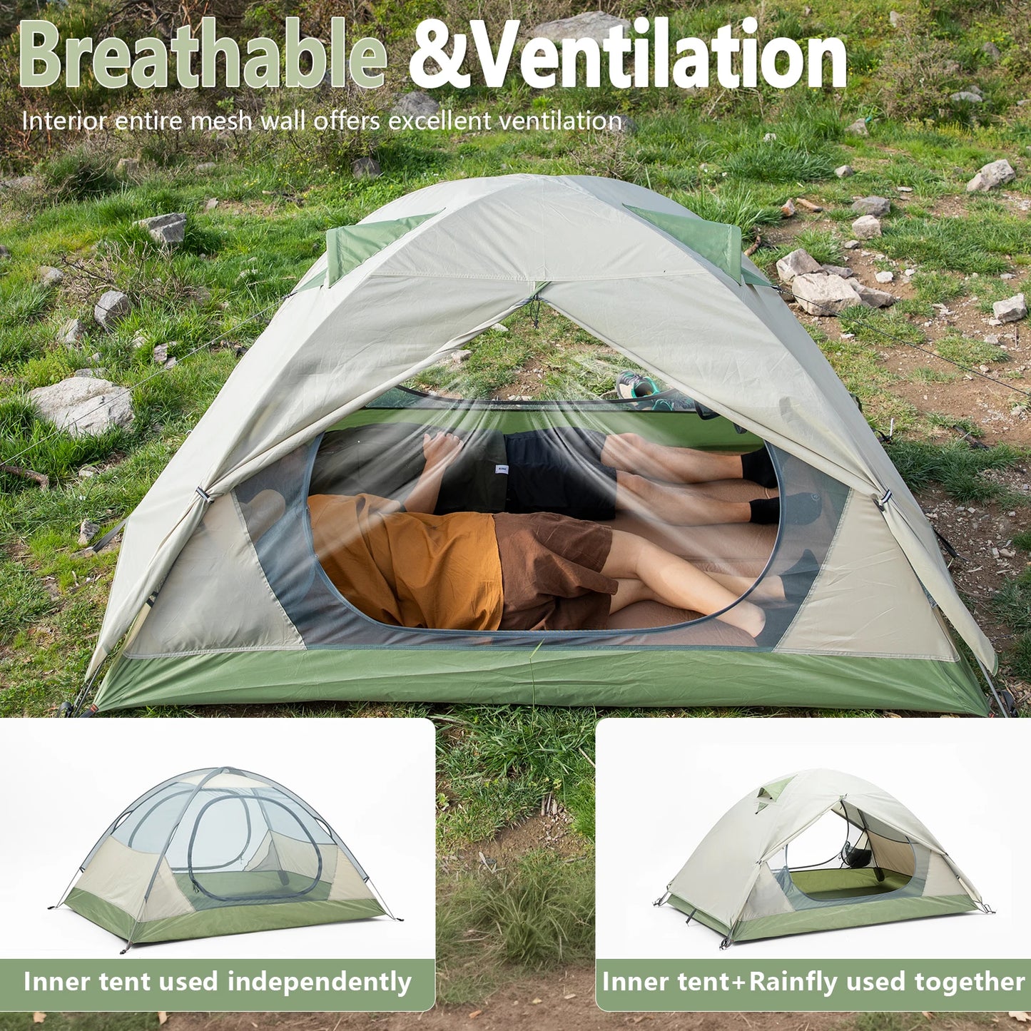 Ultralight Outdoor 2 Person Camping Tent