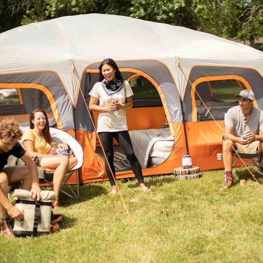 Family Camping 12 Person Large Cabin Tent for Camping