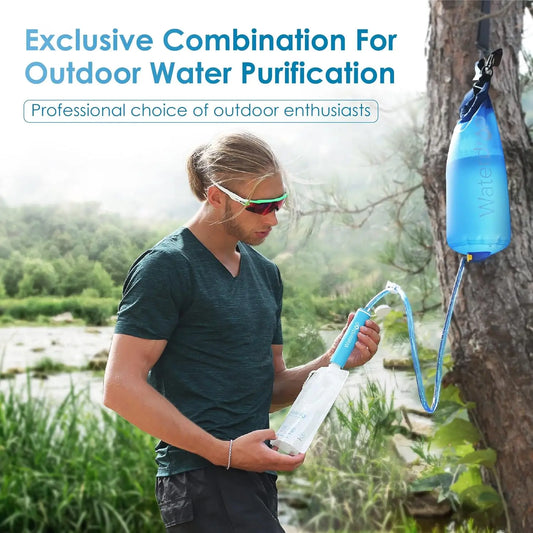 Waterdrop Gravity Water Filter System, for Travel