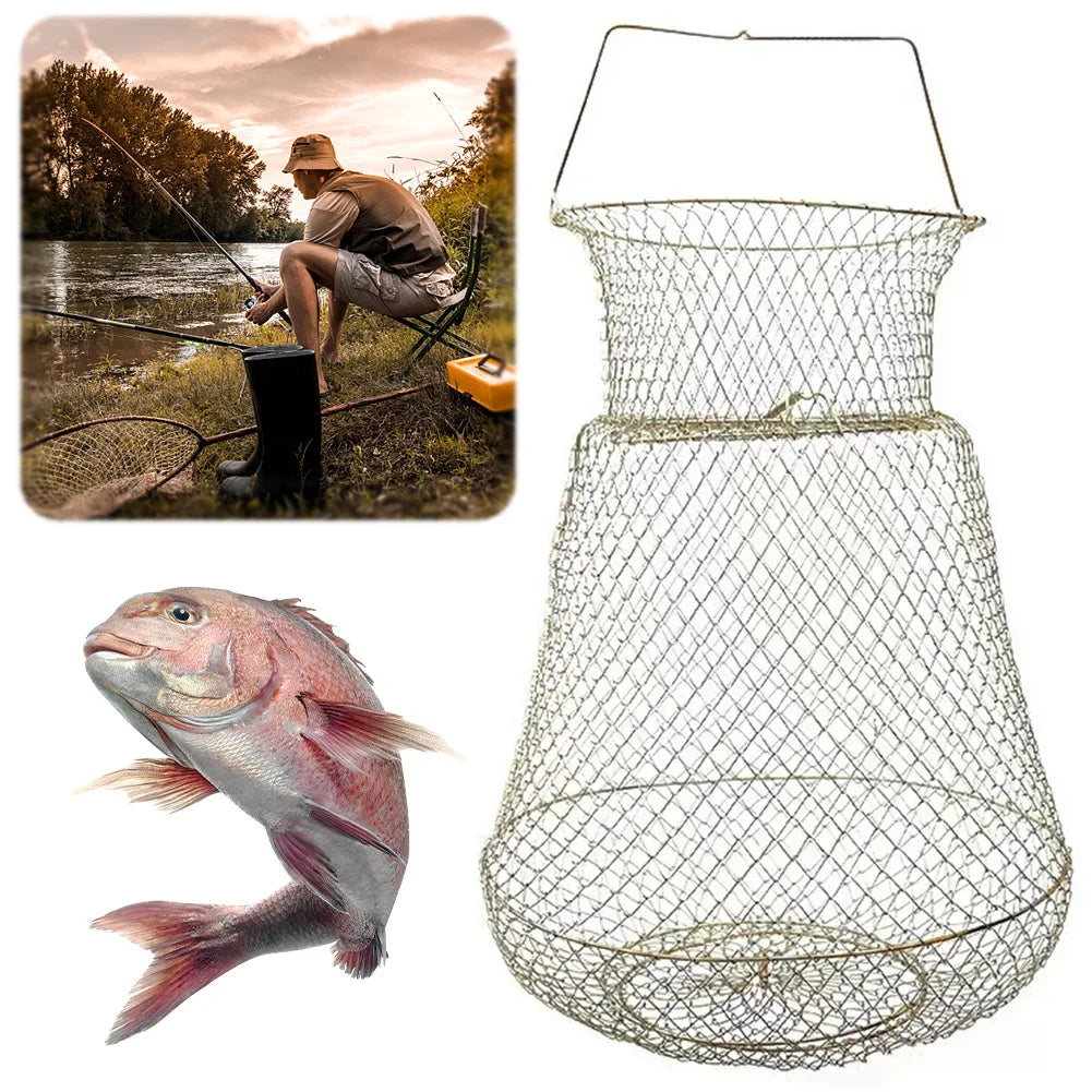 Galvanized Steel Wire Fish Basket