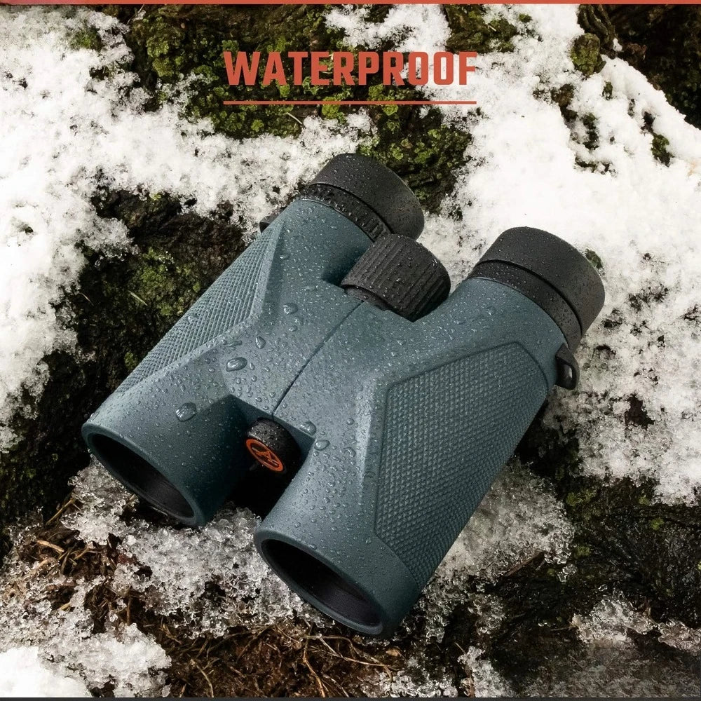 8x42 UHD Gray Binocular Glass High-Powered