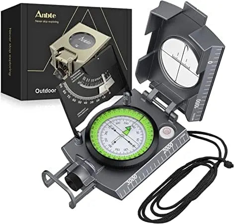 Waterproof Metal Compass with Clinometer