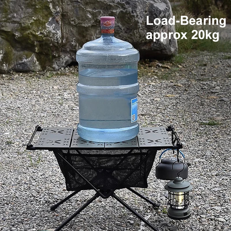 Portable Aluminum Folding Camping Table with Storage Bag