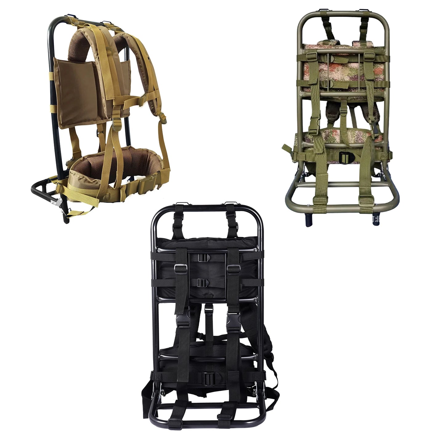 Backpack External Frame Heavy Carrying Bag