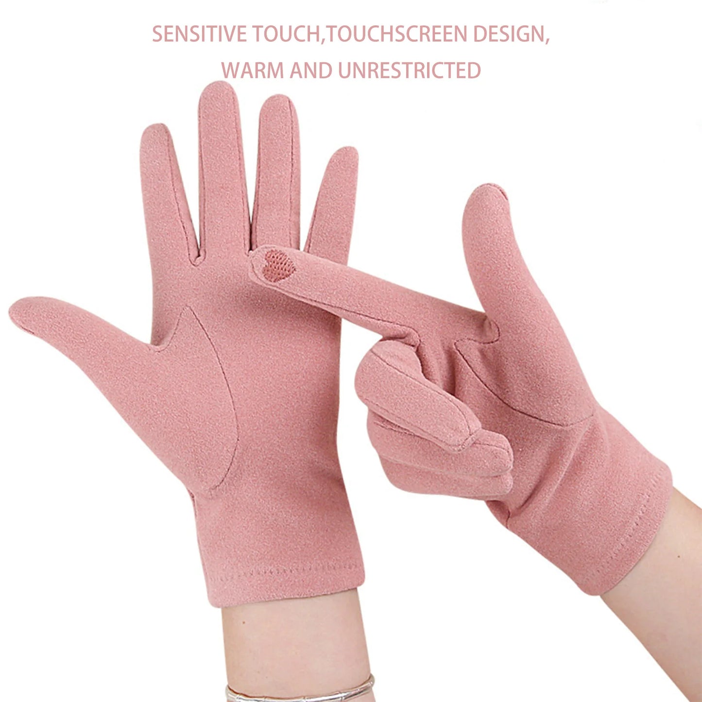 Soft Winter Warm Gloves for women Touchscreen
