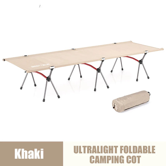 Portable Folding Camping Cot with Leg Extenders