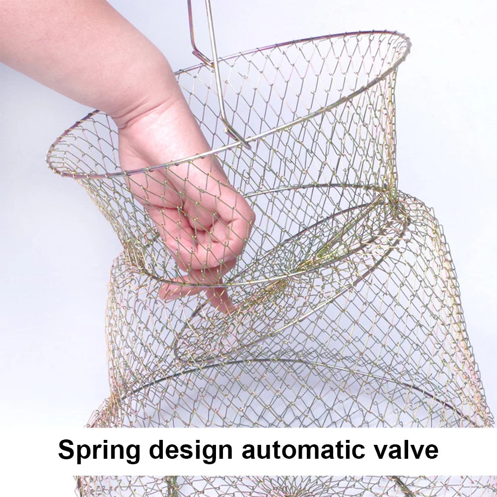 Galvanized Steel Wire Fish Basket