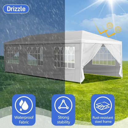 Canopy Waterproof Party Tent Outdoor Tent 8 Sides