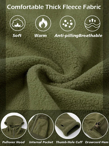 Men's Hunting Fleece Jacket Full Zip