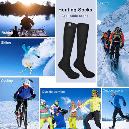 Rechargeable Heated Winter Ski Socks 2200mah