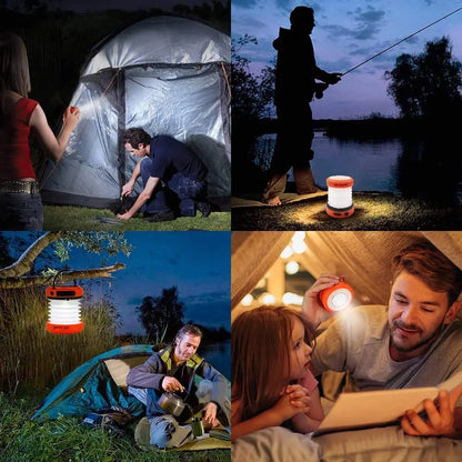 Camping Light 2/4PCS Solar Rechargable Waterproof