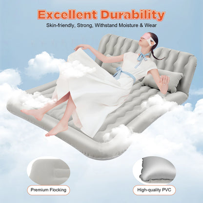 Inflatable SUV Air Mattress Sleeping Bed  w/ Air Pump