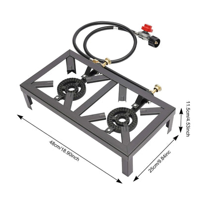 Double Burner Camp Stove Propane Gas