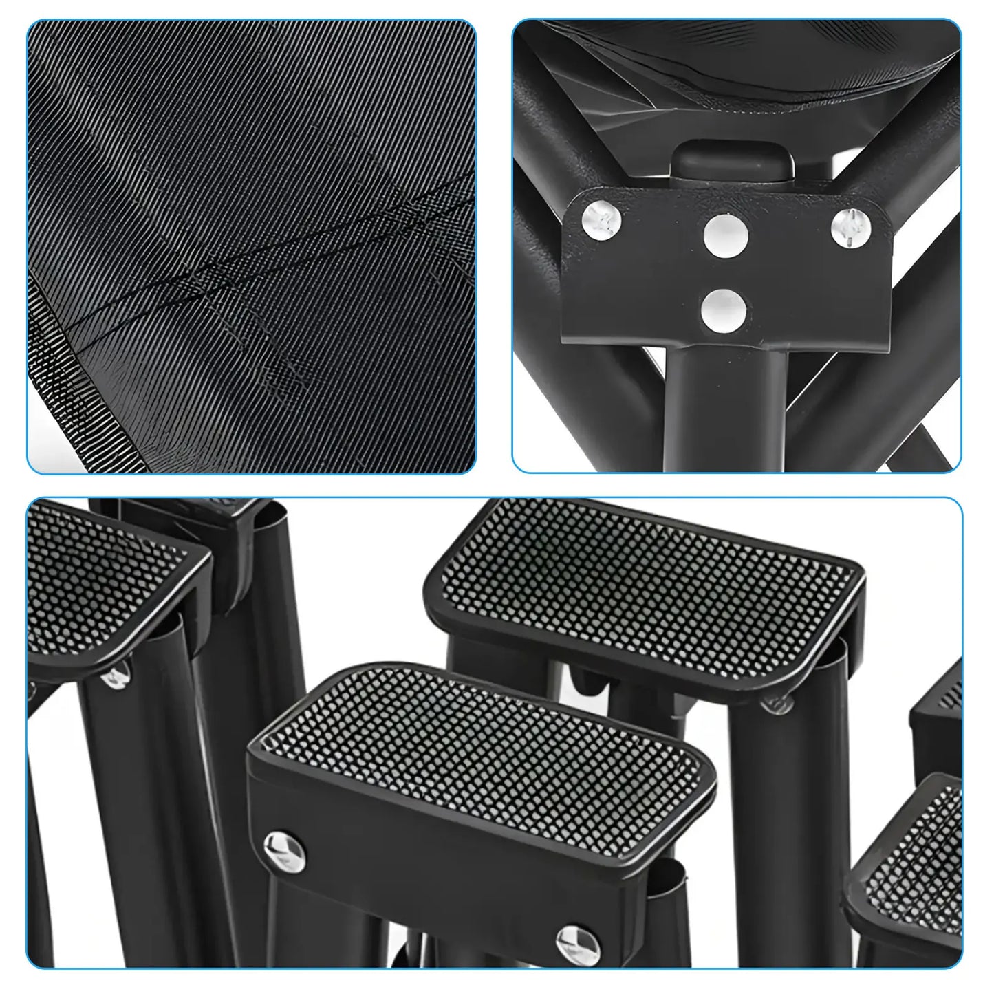 Folding Camping Cot Heavy Duty 200KG Bearing