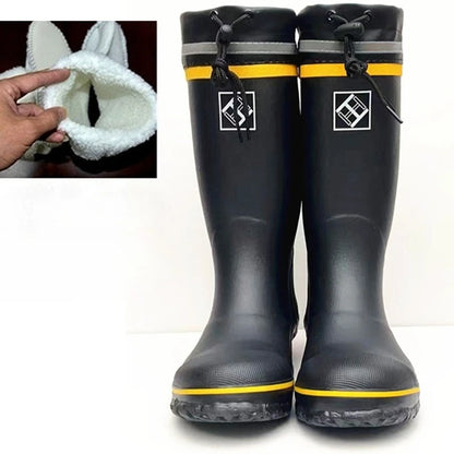 High Tops Waterproof Rubber Rain Boots Men Women