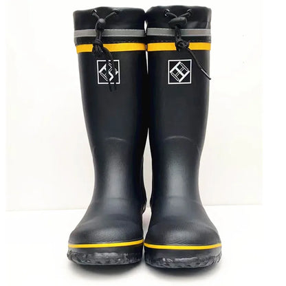High Tops Waterproof Rubber Rain Boots Men Women