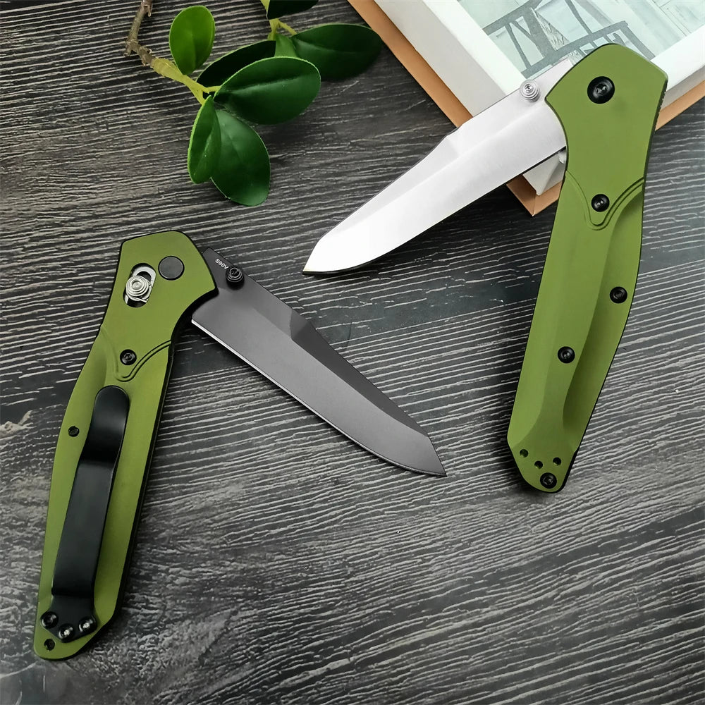 Folding Aluminum Pocket Knife  Tactical With Dust Bag Tools