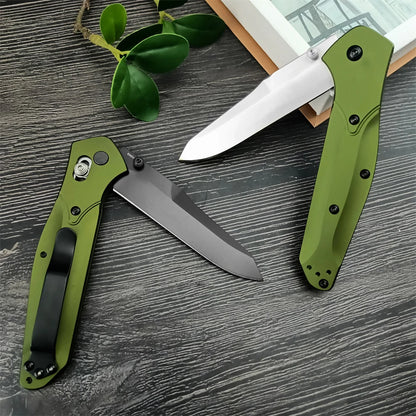 Folding Aluminum Pocket Knife  Tactical With Dust Bag Tools