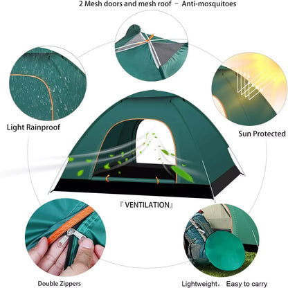 Automatic Pop Up Camping Tent 2-3 Person