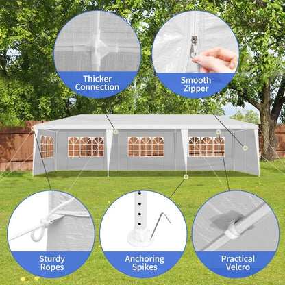 Canopy Waterproof Party Tent Outdoor Tent 8 Sides