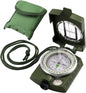 Compass, Waterproof, Sighting, Bubble Levels, Carrying Bag