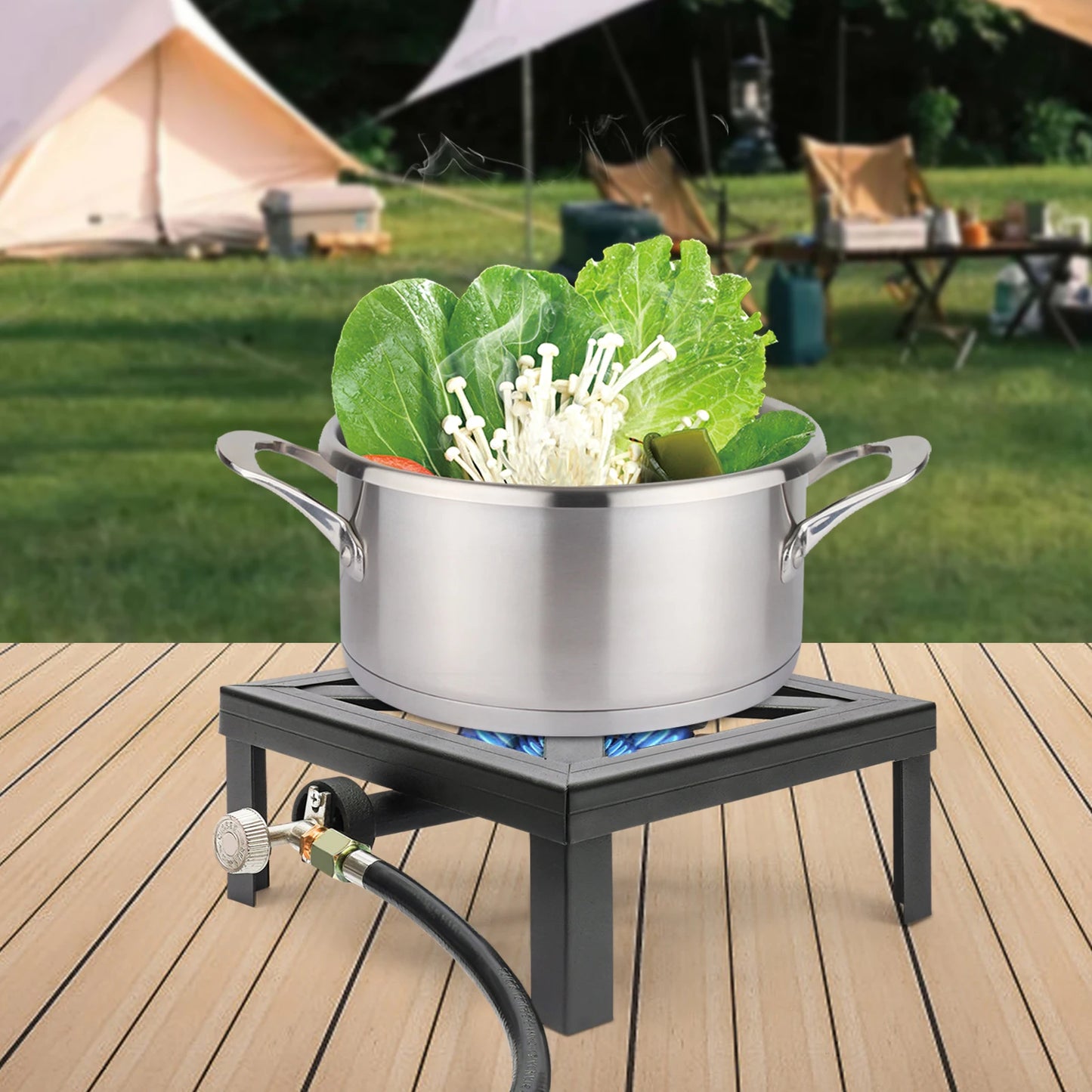 Single Burner Outdoor Propane Gas Stove