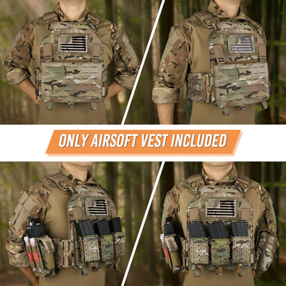 Tactical Vest Laser Cut Front Panel