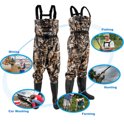 Men's Waders with Boots Waterproof Chest Wader