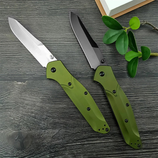 Folding Aluminum Pocket Knife  Tactical With Dust Bag Tools