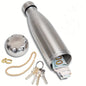 Stainless Steel Water Bottle Safe for Keys and Valuables