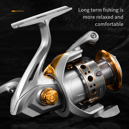 Spinning Reel 5.2:1 Ratio, Lightweight, with Cork Handle