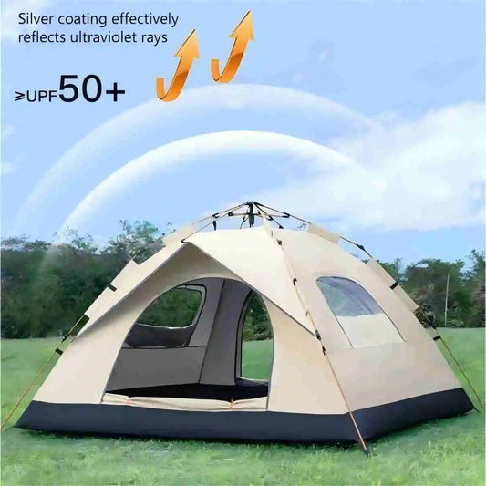 Outdoor shelter Sunshade 2 doors and 2 windows