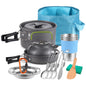 Backpacking Cookware Set Portable Aluminum